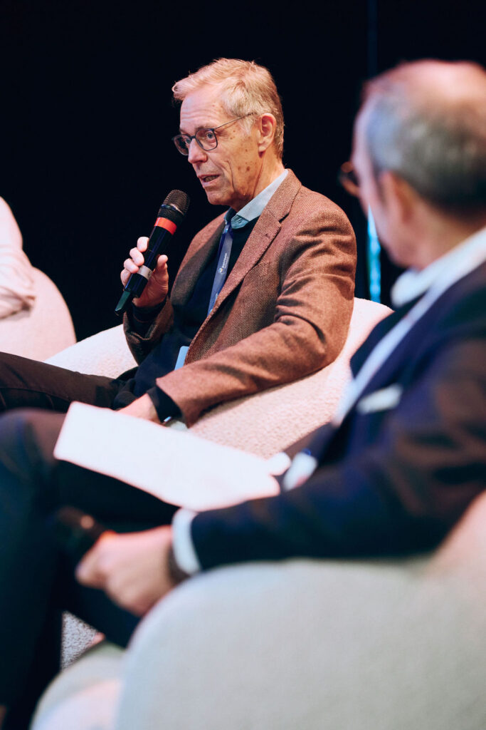 Man holding a microphone